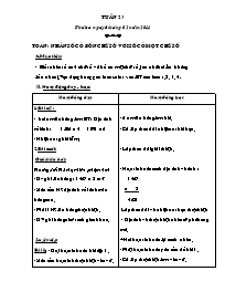 Giáo án dạy học Lớp 3 - Tuần 23