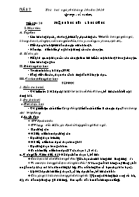 Giáo án giảng dạy các môn Lớp 3 - Tuần 7