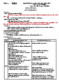 Giáo án Lớp 3 - Tuần 4, Thứ 4 - Nguyễn Đức Duy