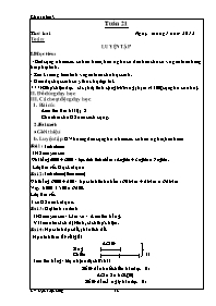 Giáo án giảng dạy các môn Lớp 3 - Tuần 21 - Năm học 2011-2012