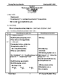 Giáo án Tổng hợp các môn Lớp 3 - Tuần 8 - Nguyễn Thị Minh Thủy