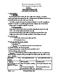 Kế hoạch bài dạy Lớp 3 - Tuần 5 - Hoàng Thị Tuyết Mai