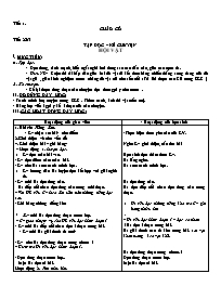 Giáo án giảng dạy Lớp 3 - Tuần 25