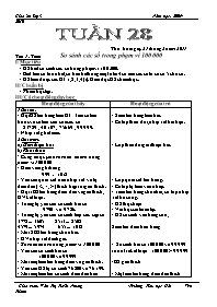 Giáo án điện tử Lớp 3 - Tuần 28 - Trần Thị Huyền