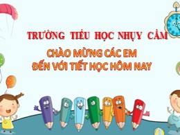 Bài giảng điện tử Tiếng Việt 3 - Tuần 17, Bài