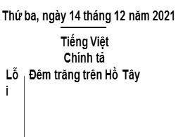 Bài giảng Tiếng Việt 3 - Tuần 13: Nghe viết Đ