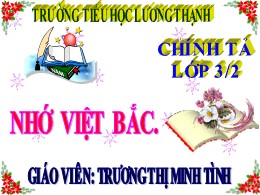 Bài giảng Tiếng Việt Khối 3 - Tuần 14, Bài: N