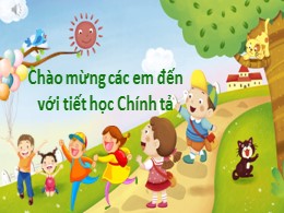 Bài giảng Tiếng Việt Lớp 3 - Nghe-Viết: Bài t