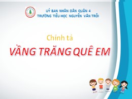 Bài giảng Tiếng Việt Lớp 3 - Tuần 17, Bài: Vầ