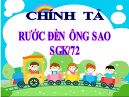 Bài giảng Tiếng Việt Lớp 3 - Tuần 26, Bài: Rư