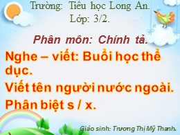 Bài giảng Tiếng Việt Lớp 3 - Tuần 29, Bài: Bu