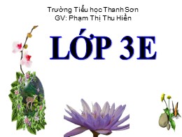 Bài giảng Tiếng Việt+Toán Lớp 3 - Tuần 18: Ôn tập học kì I (Tiết 3) - Năm học 2021-2022 - Phạm Thị Thu Hiền