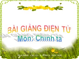 Bài giảng môn Tiếng Việt Khối 3 - Tuần 12: Ng