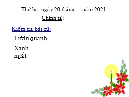 Bài giảng Tiếng Việt Khối 3 - Tuần 12, Bài: C