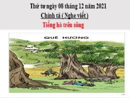 Bài giảng Tiếng Việt Lớp 3 (Phần Chính tả) - Tuần 11, Bài: Tiếng hò trên sông - Năm học 2021-2022