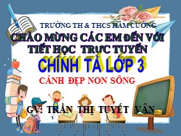 Bài giảng Tiếng Việt Lớp 3 - Tuần 12: Nghe vi