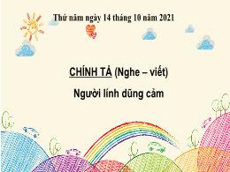 Bài giảng Tiếng Việt 3 - Tuần 5, Bài: Người l