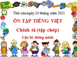 Bài giảng Tiếng Việt Lớp 3 - Phần Chính tả: C