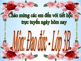 Bài giảng Đạo đức Lớp 3 - Bài: Tôn trọng đám 