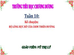 Bài giảng Tiếng Việt Lớp 3 - Kể chuyện: Bộ lô