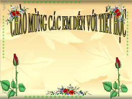 Bài giảng Tiếng Việt Lớp 3 - Tuần 20: Báo cáo