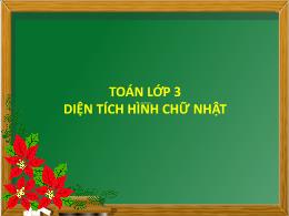 Bài giảng Toán Lớp 3 - Bài: Diện tích hình ch