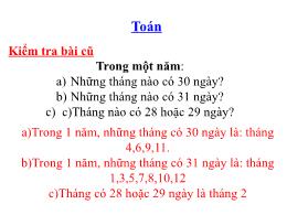 Bài giảng Toán Lớp 3 - Bài: Hình tròn, tâm, đ