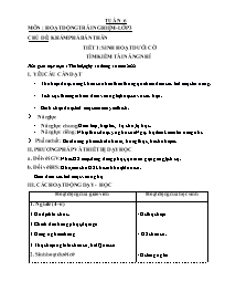 Giáo án Hoạt động trải nghiệm Lớp 3 - Tuần 6