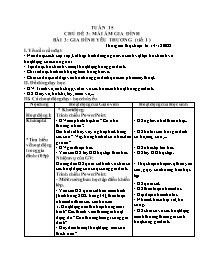 Giáo án Mĩ thuật Lớp 3 - Tuần 15 - Bài 3: Gia