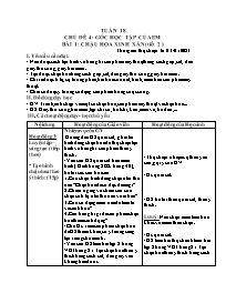 Giáo án Mĩ thuật Lớp 3 - Tuần 18 - Bài 1: Chậ