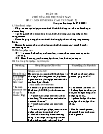 Giáo án Mĩ thuật Lớp 3 - Tuần 28 - Bài 1: Mô 