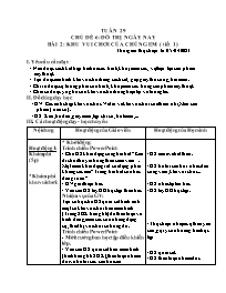 Giáo án Mĩ thuật Lớp 3 - Tuần 29 - Bài 2: Khu