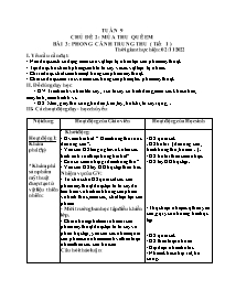 Giáo án Mĩ thuật Lớp 3 - Tuần 9 - Bài 3: Phon