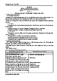 Giáo án Tiếng Việt Lớp 3 - Tuần 9 - Bài 5: Ôn