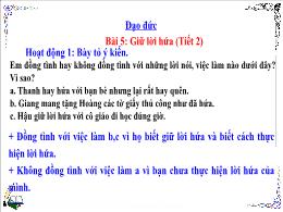 Bài giảng Đạo đức Lớp 3 (Kết nối tri thức) - 