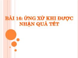 Bài giảng Hoạt động trải nghiệm 1 (Kết nối tr