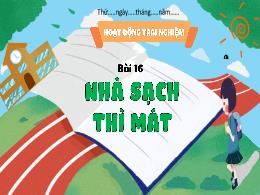 Bài giảng Hoạt động trải nghiệm 3 (Kết nối tr