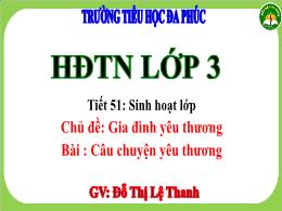 Bài giảng Hoạt động trải nghiệm 3 (Kết nối tr