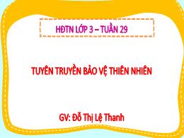 Bài giảng Hoạt động trải nghiệm 3 (Kết nối tr