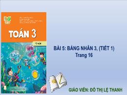 Bài giảng Toán 3 (Kết nối tri thức) - Bài 15: