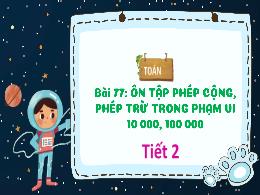 Bài giảng Toán 3 (Kết nối tri thức) - Bài 77: