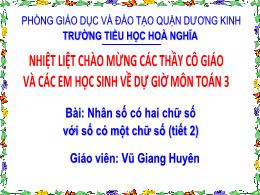 Bài giảng Toán 3 (Kết nối tri thức) - Bài: Nh