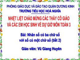 Bài giảng Toán 3 (Kết nối tri thức) - Bài: Nh