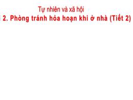 Bài giảng Tự nhiên xã hội 3 (Kết nối tri thức