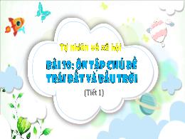 Bài giảng Tự nhiên xã hội 3 (Kết nối tri thức