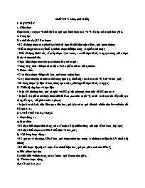 Giáo án Mĩ thuật 1 - Chủ đề 7: Hoa, quả (4 Ti