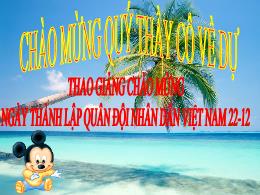 Bài giảng Tập đọc 3 - Bài: Về quê ngoại (Tran