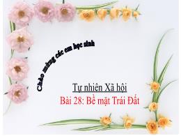 Bài giảng Tự nhiên xã hội Lớp 3 (Kết nối tri 