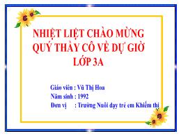 Bài giảng Công nghệ 3 (Kết nối tri thức) - Bà