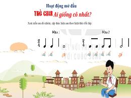 Bài giảng Âm nhạc 3 - Chủ đề 7: Âm nhạc nước
